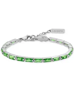 Браслет Crystal Flex Lacoste, green