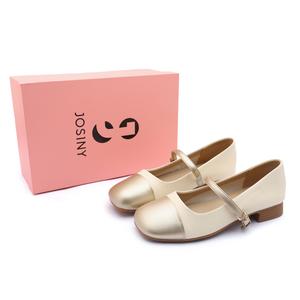 Женские туфли Мэри Джейн на массивном каблуке Ecru JOSINY