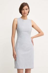 Шерстяное платье Calvin Klein, серый