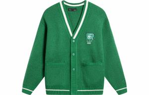 LiNing Спортивная Коллекция Повседневной Одежды Вязаный Свитер Мужской Бирюзовый Зеленый Лук, Бирюзовый Зеленый