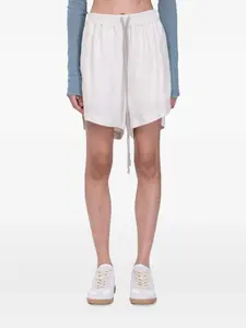 Шорты с кулиской Rick Owens, белый