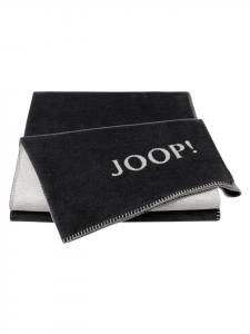 Joop! Плед JOOP! MELANGE-DOUBLEFACE 150x200 см, антрацитово-серебристый