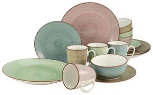 Столовый набор Creatable, 34x31x32 см, синий/зеленый/розовый