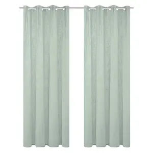 Шторы с люверсами, 1 шт. Heine Home, Salbei