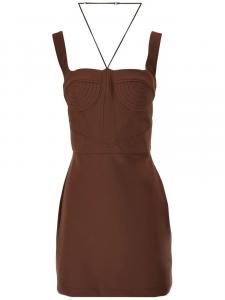 Платье мини Nensi Dojaka Maddie, коричневый