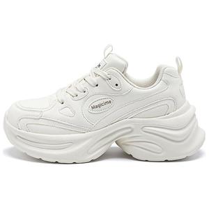 AGSDON Лёгкие массивные кроссовки женские низкие Pure Beige, цвет Pure Beige