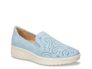 Туфли-лодочки Easy Street Ying Wedge Slip-On, светло-голубые