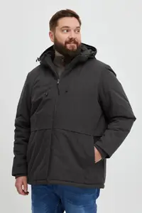 Куртка смесовая короткая "BLEND BHBFosco", с капюшоном, цвет Phantom Grey