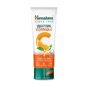 Очищающее средство для лица с апельсином Brightening Vitamin-C Orange Face Wash Himalaya, 100 ml