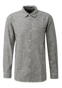 QS Рубашка на пуговицах Comfort Fit в зеленом цвете