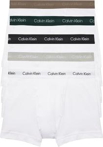 Мужские боксеры Calvin Klein Cotton Classics, 5 пар, White W/ Natural Gray, Grey Heather, White, Night Sky, Ponderosa Pine