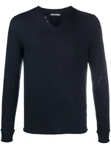 Свитер хенли Monastir Zadig&Voltaire, синий