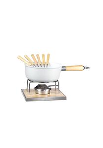 Набор для сырного фондю MäSer, weiß/ braun