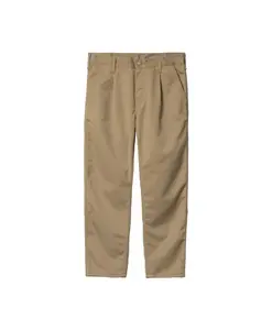Кожаные брюки Abbott (промытые) Carhartt Wip, бежевый