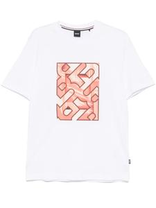 Футболка с логотипом BOSS, белый