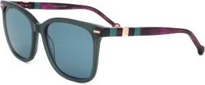Солнцезащитные очки Carolina Herrera CH 0045/S фиолетово-бирюзового/синего цвета, размер 57/18/145, женские, Teal/Violet