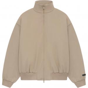 Куртка-бомбер из склеенного нейлона Fear Of God Essentials, desert золото коричневый/desert sand