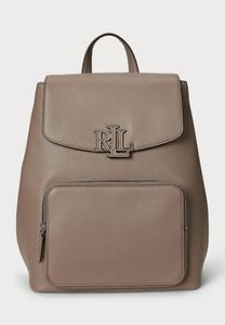 Рюкзак Lauren Ralph Lauren PEBBLED LEATHER MEDIUM CAMERYN BACKPACK, Taupe Brown/Light Brown