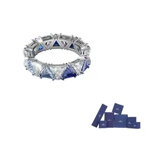 Кольцо Millenia Crystal Cocktail Swarovski, синий