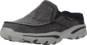 Мужские слипоны Skechers Creston из канвы, черный