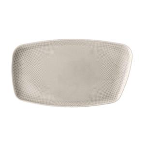 Junto Soft Shell - Фарфоровая тарелка 36x21 см Rosenthal, серый