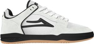 Мужские скейтерские кеды Lakai Telford Low - обувь для скейтбординга, белый/черный