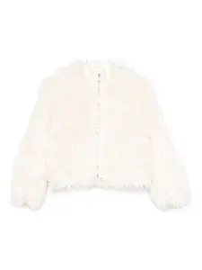 Куртка из искусственного меха на молнии Apparis, белый