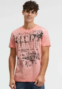 Футболка с принтом im used look с логотипом Camp David, Wild Salmon