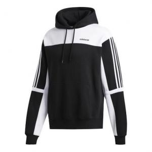 Толстовка adidas originals Logo Printing Colorblock Sports Black White, белый
