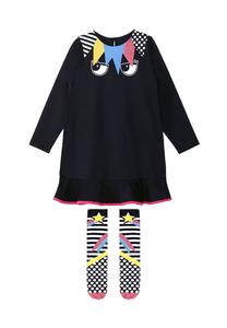 Платье глаза Denokids, синий