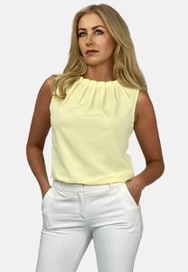 Топ With Pleats REGINA FASHION, светло-желтый