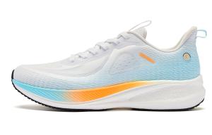 Быстрые LITE Беговые Кроссовки Мужские Низкие Белый Синий Оранжевый QIAODAN