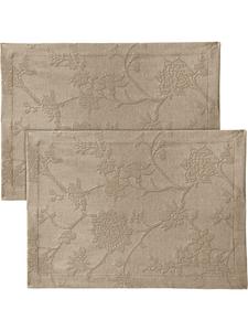 Erwin Müller Жаккардовые салфетки из смесовой хлопковой ткани, 2 шт , цвет Arnsberg, песочный