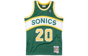 Майка баскетбольная Mitchell & Ness 'NBA Seattle Supersonics 94 Gary Payton' Hyper Hoops Swingman Mitchell Ness зеленая
