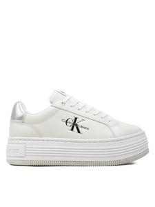 Кроссовки Calvin Klein Jeans Bold Platf Low Lace Lth Ml Mtl, белый