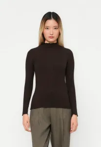 Топ с длинными рукавами и высоким воротником Jdy, Black Coffee