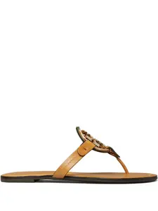 Кожаные сандалии Miller Tory Burch, коричневый