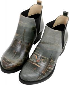 Женские ботинки DOGO Chelsea - веганская кожа и ручная работа, с каблуком, ботильоны для женщин, Nature