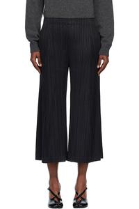 Более толстые 1 брюки Pleats Please Issey Miyake, черный