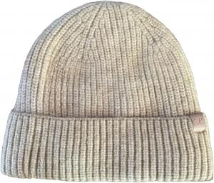 Женская мягкая вязаная шапка-бини с манжетами Calvin Klein, Heathered Almond