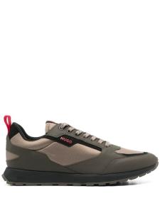 Кроссовки с рипстоп-панелями BOSS, зеленый