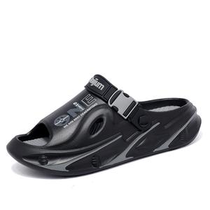 NANJIREN Пляжные сандалии унисекс черные серые, цвет Black Gray