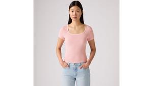 Футболка Essential с квадратным вырезом Levi's, Peachskin - Pink