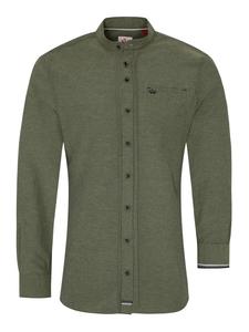 Облегающая традиционная рубашка на пуговицах SPIETH & WENSKY Frisco, оливковый