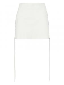 Мини-юбка со шнуровкой Salvatore Santoro, белый