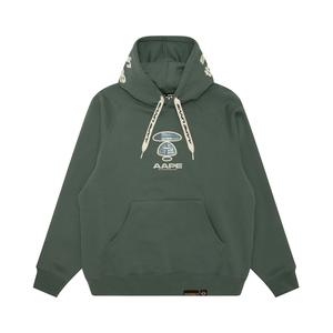Bathing APE худи с логотипом Moonface Aape, зеленый