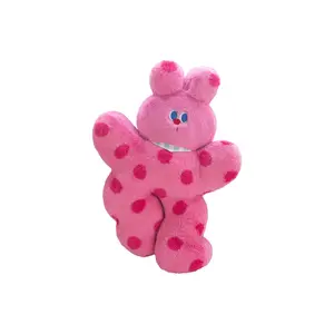 Причудливые плюшевые куклы Abstract Quirky Kitten Bunny высотой 40 см Love of wormwood, розовый