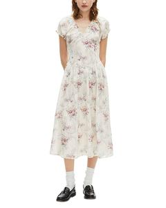 Платье с V-образным вырезом The Kooples, мультиколор