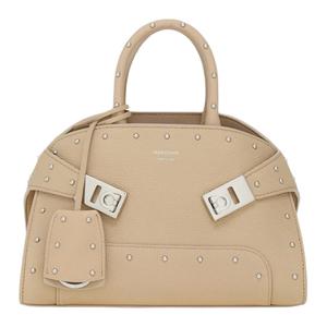 Ferragamo Хлопковый миниатюрный женский плечевой рюкзак через плечо