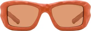 Солнцезащитные очки Moncler ML0292-P - 43U, литые, 54 мм, Matte Orange